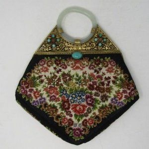 Women Purse Stones Tiffany Color Vintage Multi OG